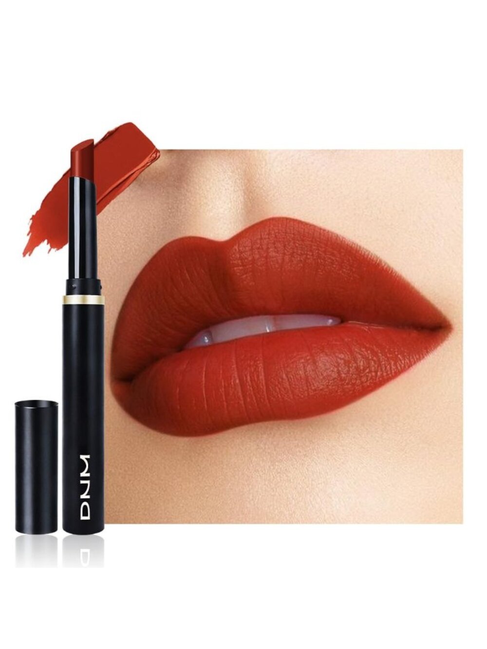 Women's 885# Ruby Red Long Lasting Waterproof Velvet Matte Stick Lipstick